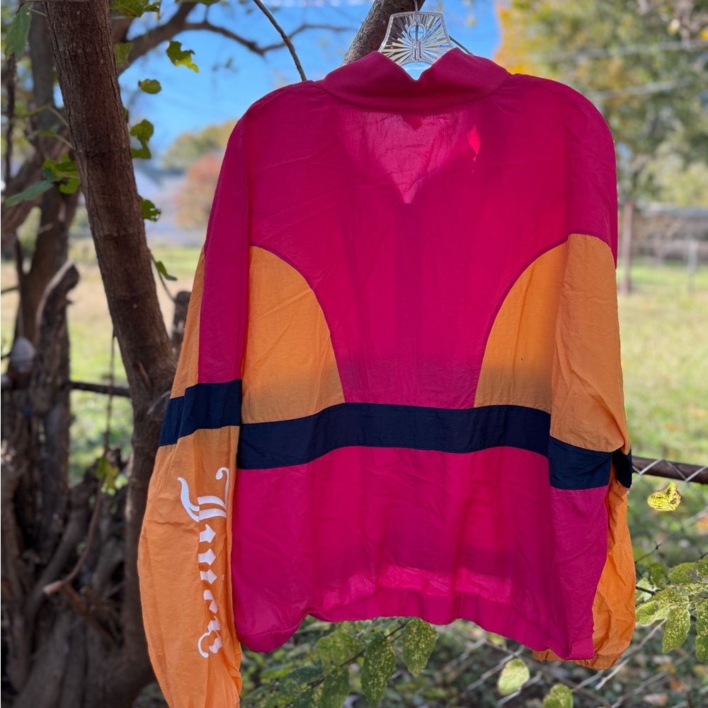 Juicy Pink and Orange Windbreaker